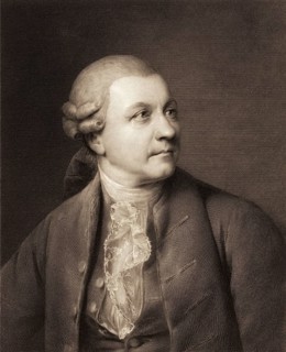 Portrait of Friedrich Gottlieb Klopstock, 1724, 1803, German poet, digitally edited