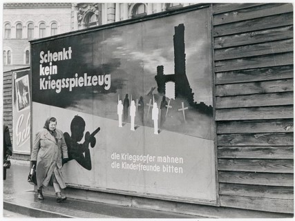 Vienna, The War Victims Remembrance, Don't Give Toys, Political Poster, Large Poster Warns of War