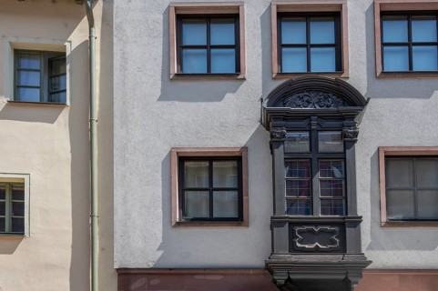 Historisches Chörlein, Lorenzstraße 27, Nuremberg, Middle Franconia, Bavaria, Germany