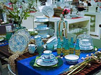 Department of Crockery, Department Store, Munich, Bavaria, Germany