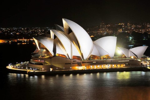 Night view, Sydney Opera at night, Sydney, New South Wales, Australia Sydney