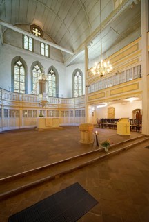 Johann-Sebastian-Bachkirche, Bachkirche, interior view, evangelical church, Johann Sebastian Bach,