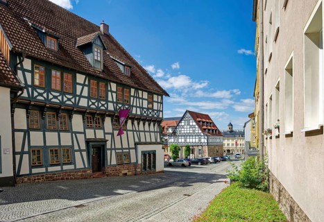 Eisenacher Luther House, museum, Martin Luther's home, half-timbered house, Eisenach, Thuringian