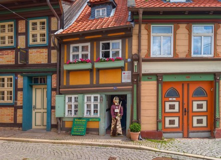 Kochstr. 43 smallest house with witch Wernigerode Harz Germany