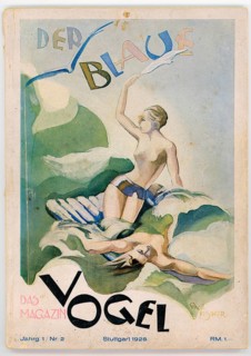 Der Blaue Vogel, magazine, Organ der Intelligenz, Stuttgart, 1928, 1st volume, issue 2, twenties,