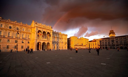 Town Hall and Palazzo Stratti and Palazzo della Luogotenenza Austriaca or Palazzo Governo in the