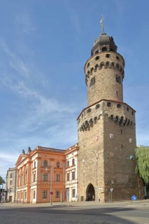 Reichenbach Tower built 13th century, former city fortifications, city gate, defensive defence