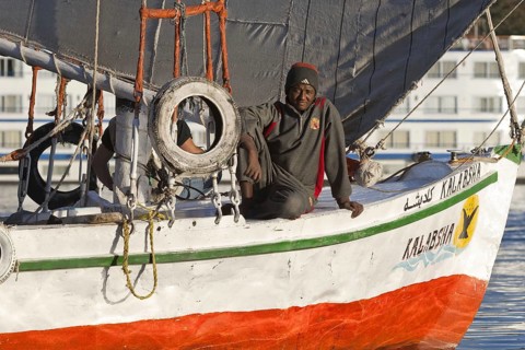 Egypt, landscape, Nile, boat, Felucca, captain, fisherman, boat, fishing boat, Nile, Cairo, Egypt