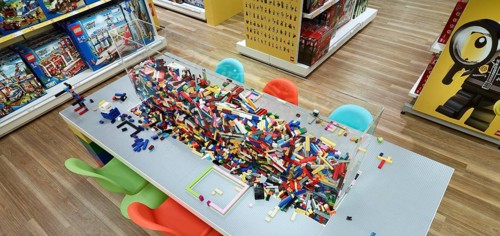 Toy department in a department store, Munich, Bavaria, Germany