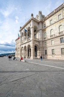 Magnificent Palazzo della Luogotenenza Austriaca or Palazzo Governo on Piazza Unità d'Italia