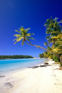 French Polynesia, dream beach near Aitutaki, Cook Islands, Aitutaki