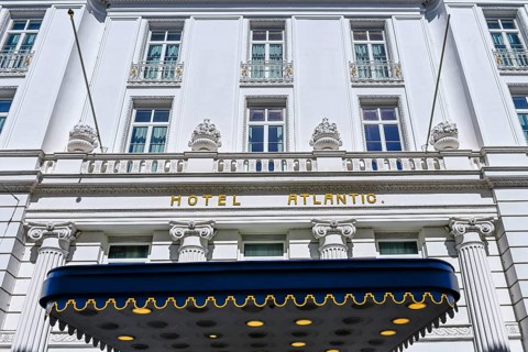 Hotel Atlantic, five-star hotel in Hamburg, Germany +++ editorial use only