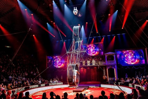 Artists at the 21st Original Roncalli Christmas Circus Berlin in Berlin's Tempodrom on 19.12.2025
