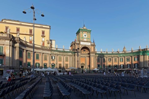Convitto Nazionale Vittorio Emanuele II, architect Luigi Vanvitelli, now a Jesuit boarding school,