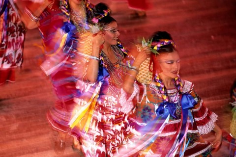 Dancers, Cancun, Mexico, Caribbean, Central America
