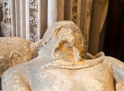 Effigy tomb Sir Otho de Grandisson d 1359, Church of Saint Mary, Ottery St Mary, Devon, England, UK