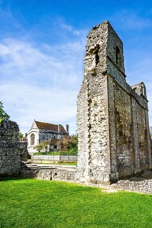Ruins of Winchester Castle, Winchester, Hampshire, England, United Kingdom
