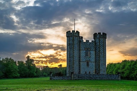 Hiorne's Tower, Arundel, West Sussex, England Europe