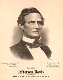 Jefferson Finis Davis (born 3 June 1808 in Fairview, Kentucky, died 6 December 1889 in New Orleans,
