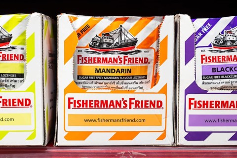 Fisherman's Friend Neck Pastilles Shelf, Bangkok, Thailand