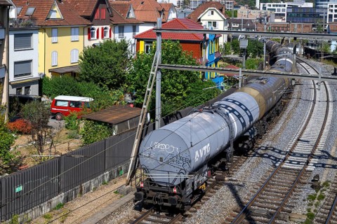 SBB Gütertransport tank wagon, Olten, Switzerland