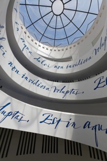 Chiaia metro station, light shaft, design architect Uberto Siola, art subway, Metrò dell'Arte,
