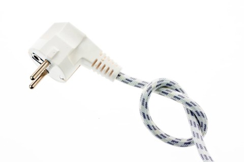 The plug of an electric power line, iron, household appliances