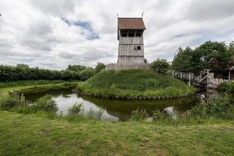Tower Hill Castle, Lütjenburg, Schleswig-Holstein, Germany