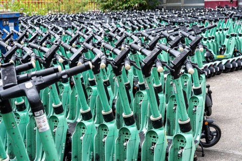 E-scooters delivered to a landlord's depot, serviced and repaired here