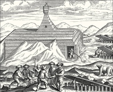 Expedition to the Arctic region by Willem Barentsz, c.?1550 – 1597, Dutch Arctic explorer