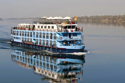 Egypt, cruise ship on the Nile, Nile, Cairo, Egypt