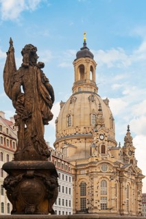 Dresden, city views, Church of Our Lady, Dresden, Saxony, Germany