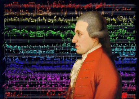 Wolfgang Amadeus Mozart, 1756 – 1791, composer of classical music, First Viennese School, notesheet