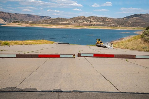 Curecanti National Recreation Area, Colorado - August 2026 - During the ongoing drought in the