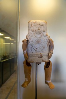 Articulated female figure, from Jaina, Terminal Classic period, Mayan archaeological museum, Fort
