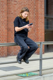 Luisa Neubauer sends demo images on social media on the sidelines of the demonstration by the