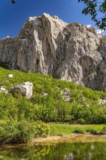 Stream in the Velika Paklenica gorge in Paklenica National Park, Croatia