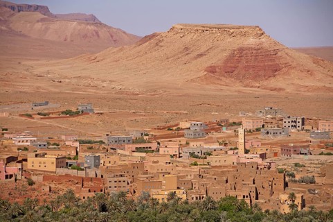 Oasis town of Tinerhir, Souss-Massa-Daraâ region, Morocco