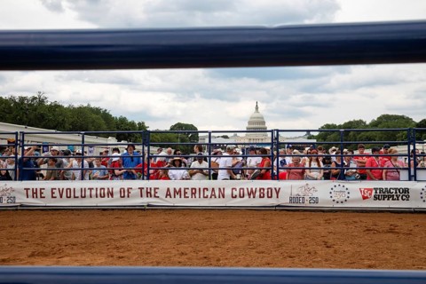 Washington, DC USA - 26 June 2026 - Rodeo 250 is held on the National Mall as part of the Great