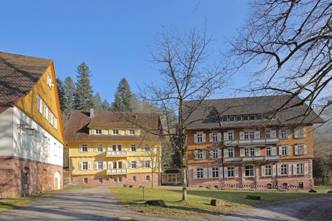 Historic buildings at Allerheiligen Monastery, Oppenau, Northern Black Forest, Black Forest,