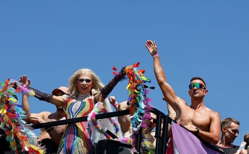 Attitude is hot, is the motto of Christopher Street Day, CSD, in Berlin, 25.07.2026, Berlin,