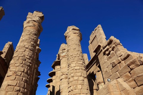 Luxor, Karnak Temple, part of the Temple of Amun in Karnak, Africa, Upper Egypt, UNESCO World