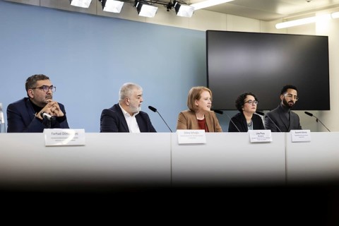 Gökay Sofuoglu, Federal Chairman of the Turkish Community in Germany, Lisa Paus (Bündnis 90/Die