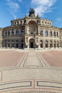 Semperoper on Theatre Square, Dresden, Saxony, Germany