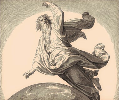 Creation of the Sky, Old Testament, by Julius Schnorr von Carolsfeld, 1860