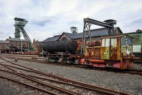 Dortmund, North Rhine-Westphalia, Germany - LWL-Industriemuseum Zeche Zollern. The Zollern Colliery