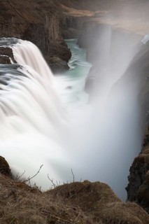 Gullfoss (Golden Falls is a waterfall located in the canyon of the Hvítá river in southwest Iceland