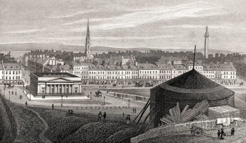 Part of the New Town, from Ramsey Gardens, Edinburgh, Scotland, 19th century, from Modern Athens by