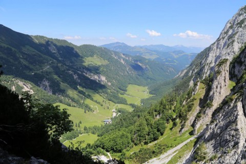 Kaiserbachtal nature reserve on the Wilder Kaiser, Tyrol, Austria
