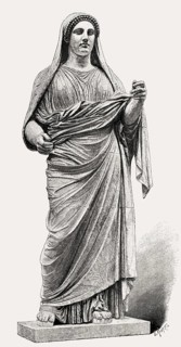 Reconstitution of the statue traditionally identified as Artemisia II of Caria, Mausoleum at